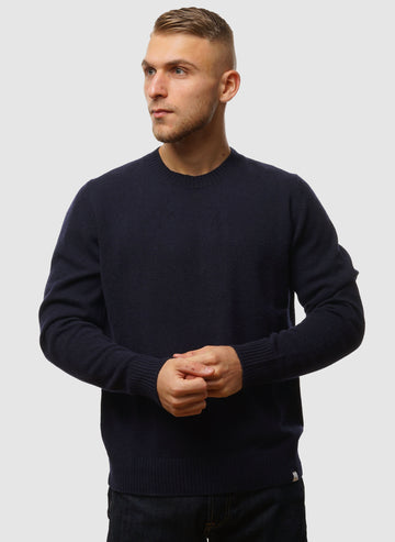 Standard Merino Lambswool Sweater - Dark Navy