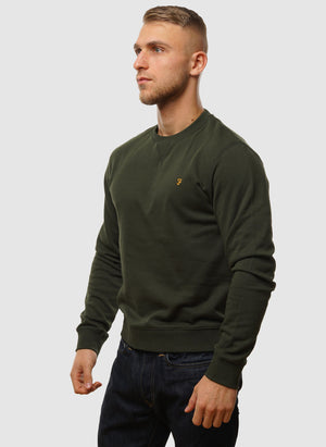 Tim New Crew Neck Sweatshirt - Evergreen