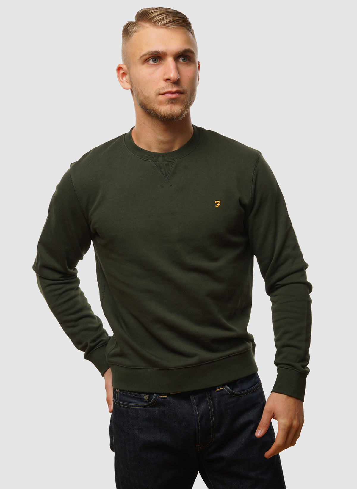 Tim New Crew Neck Sweatshirt - Evergreen