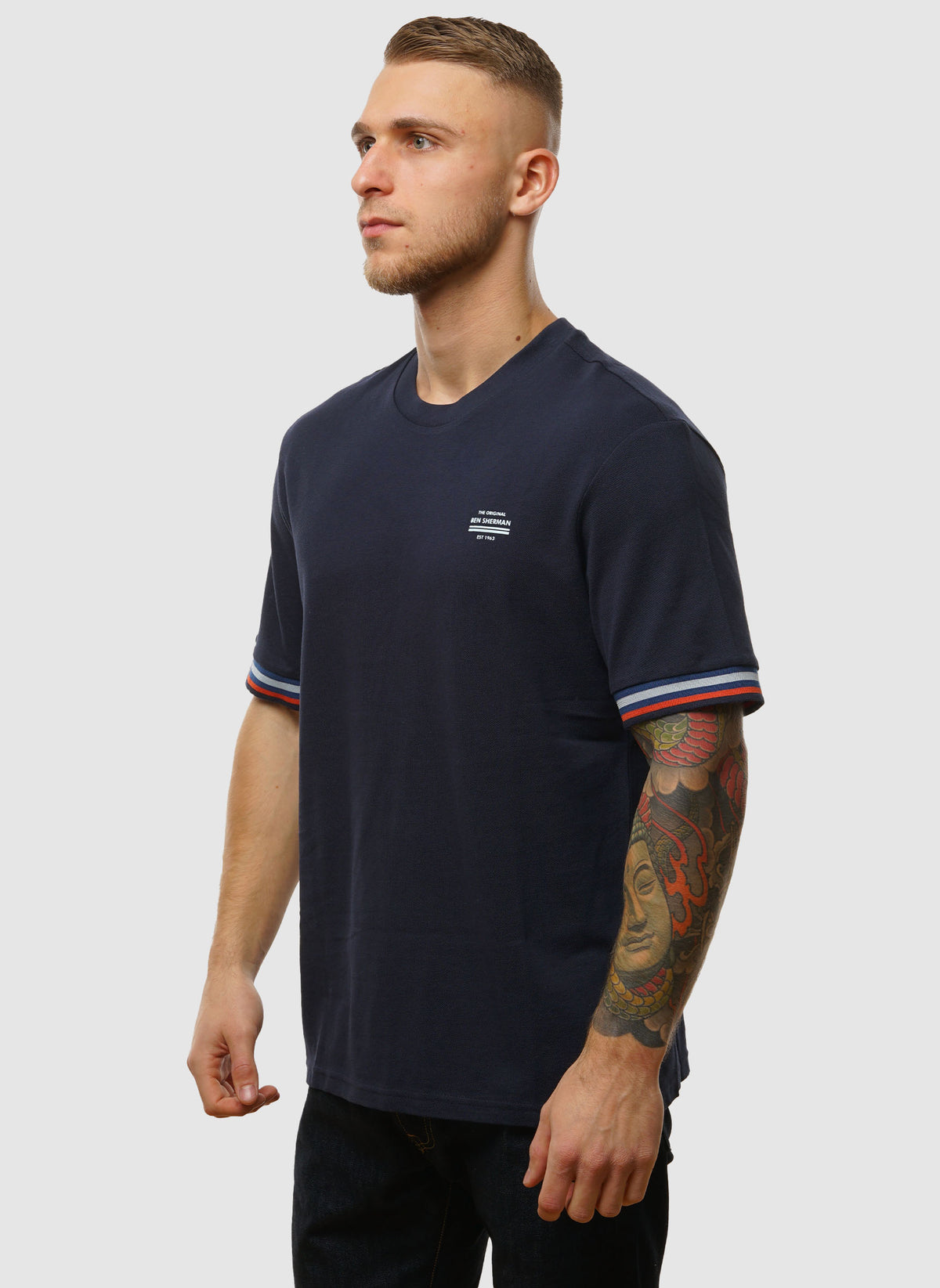 Pique T-Shirt - Dark Navy