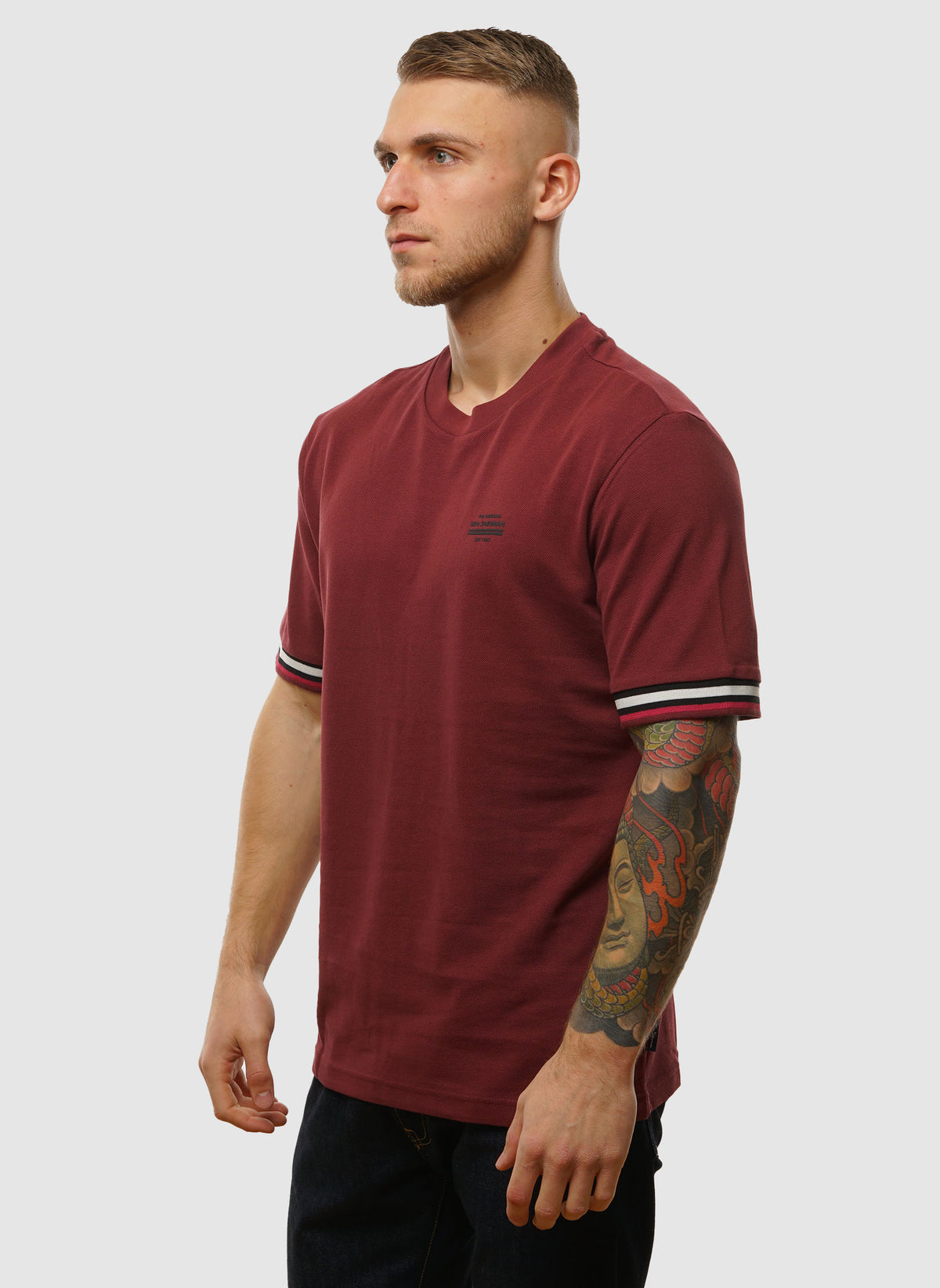 Pique T-Shirt - Wine