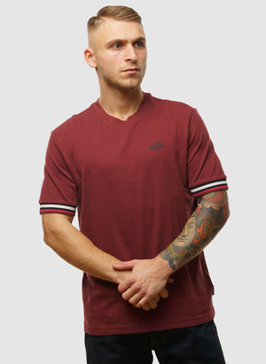 Pique T-Shirt - Wine