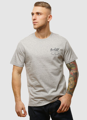 Script Graphic T-Shirt - Grey Marl