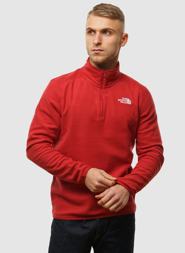 100 Glacier Fleece 1/4-Zip - Garnet Red