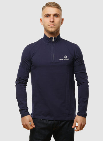 Daytone High Neck Pullover - Blue