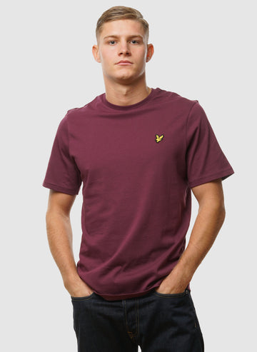 Plain T-Shirt - Weavers Claret