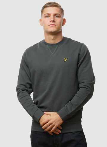 Crew Neck Sweatshirt - Deep Green