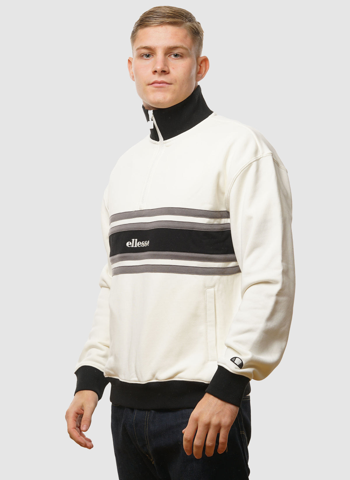 Cossoine 1/4 Zip Sweatshirt - Off White