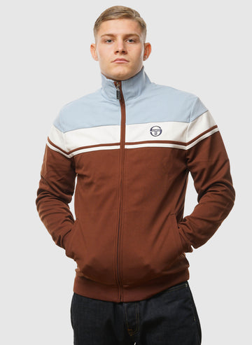 Damarindo Tracktop - Brown/Blue