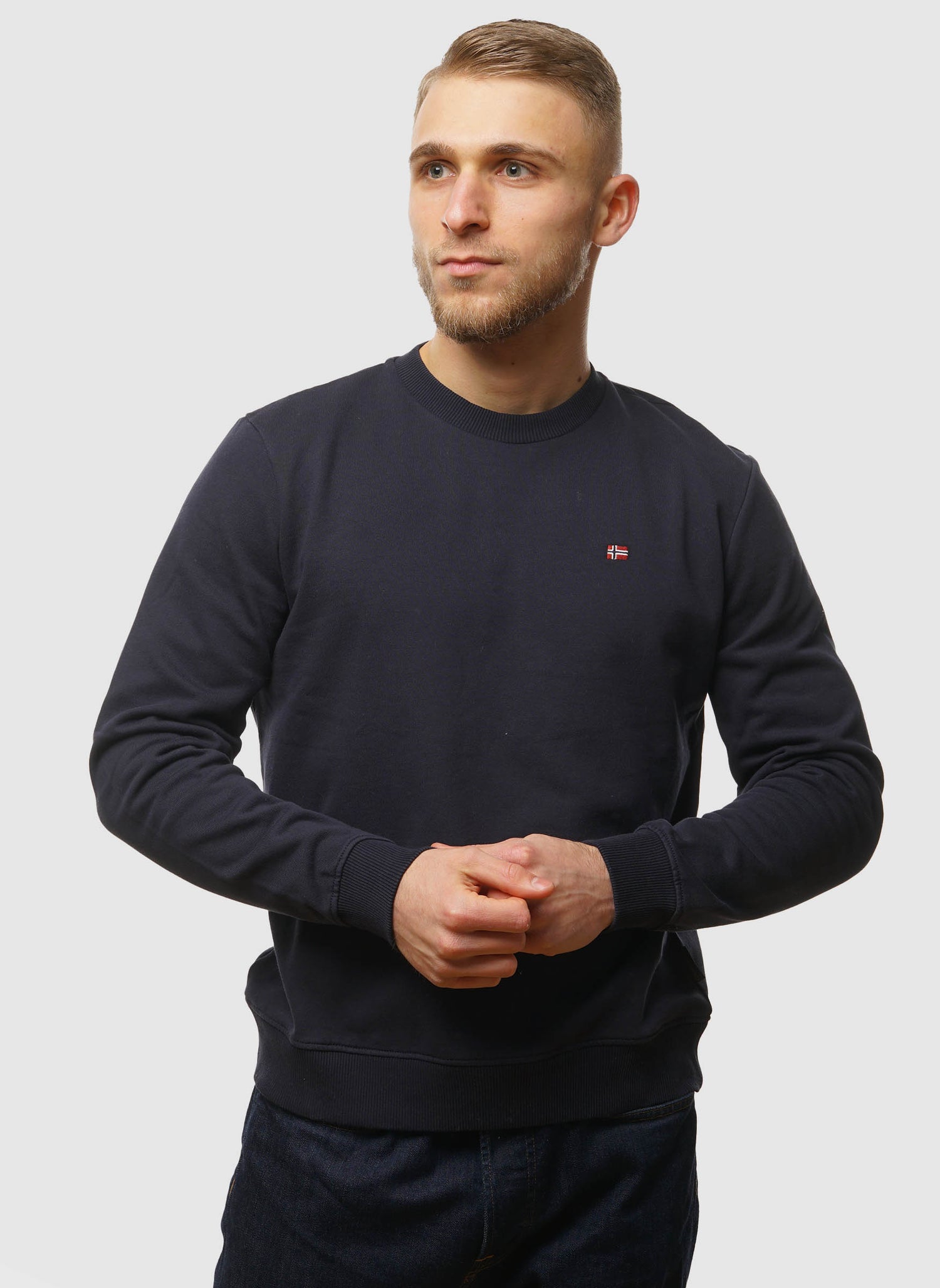 Balis Crew Neck Sweatshirt - Blu Marine