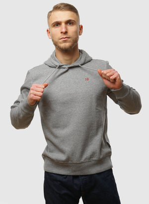 Balis Hooded Sweatshirt - Medium Grey Melange