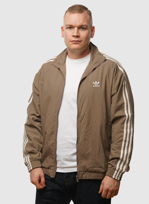 Woven Firebird Tracktop - Brown