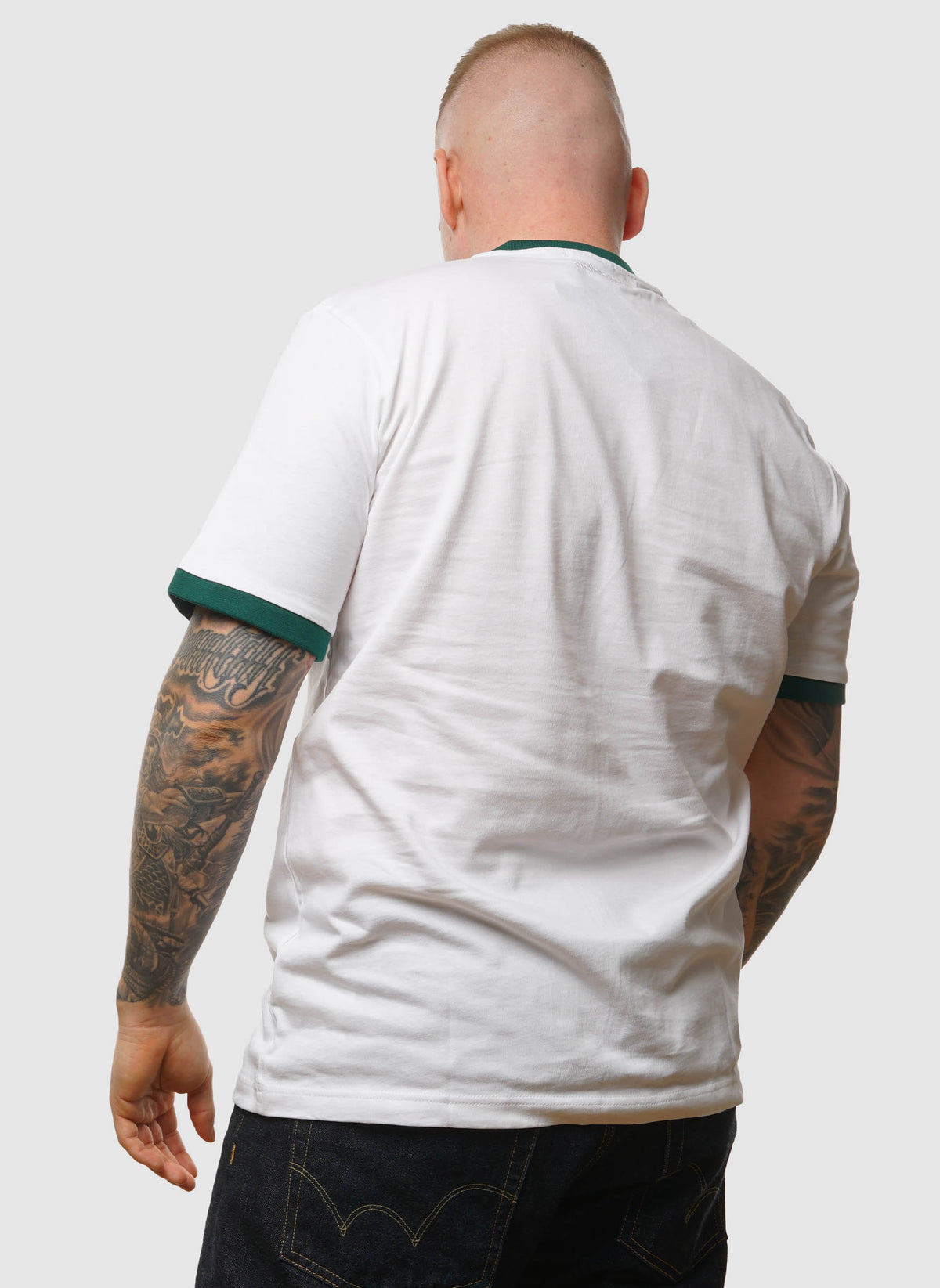 Simple T-Shirt - White/Green