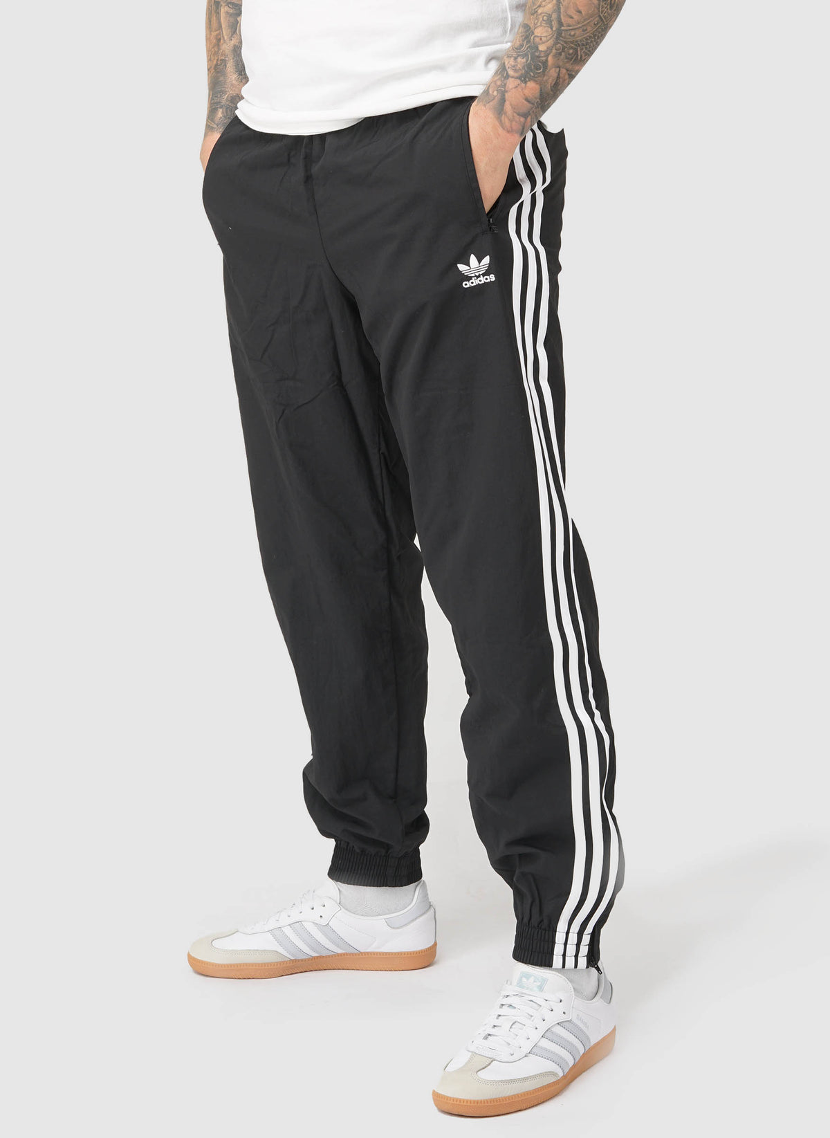 Woven Firebird Trackpants - Black