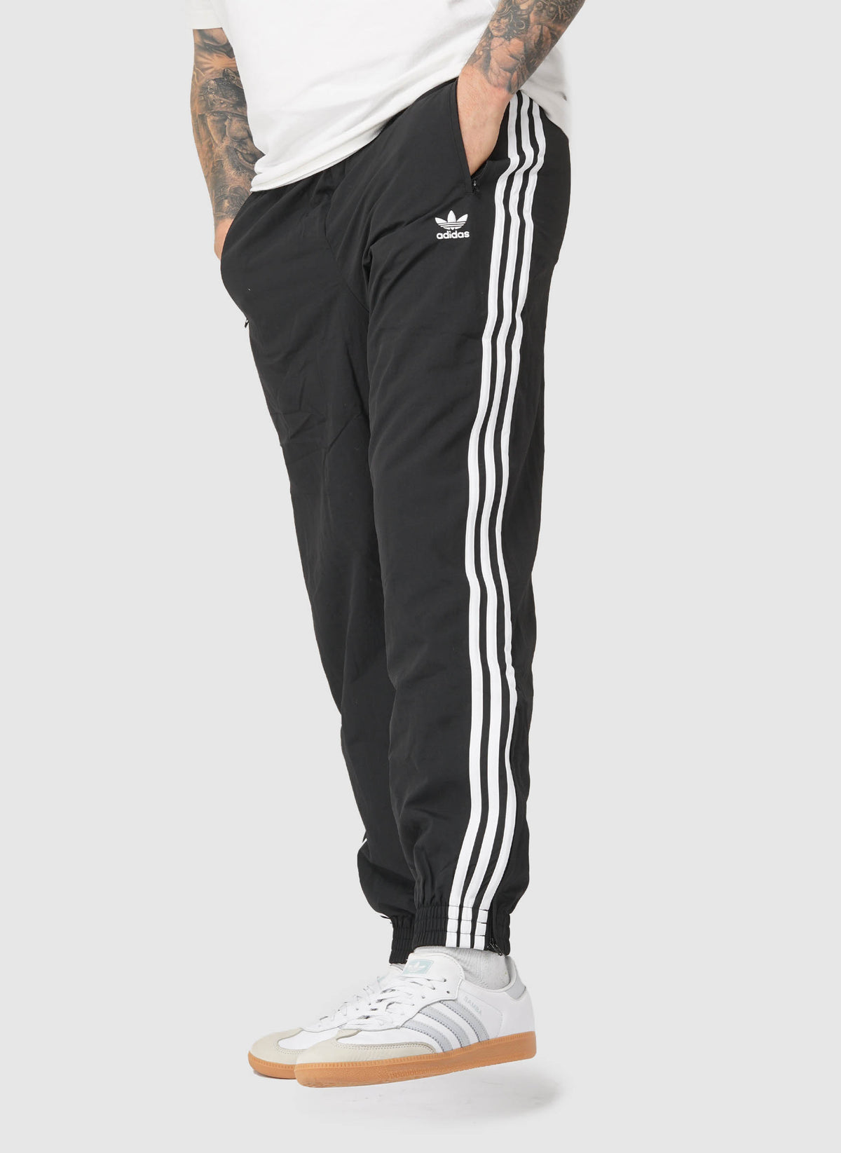 Woven Firebird Trackpants - Black