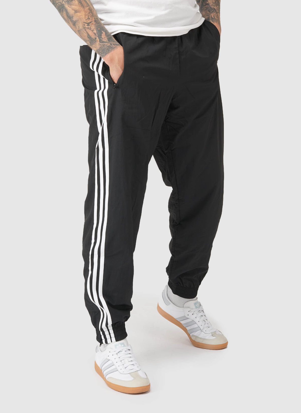 Woven Firebird Trackpants - Black