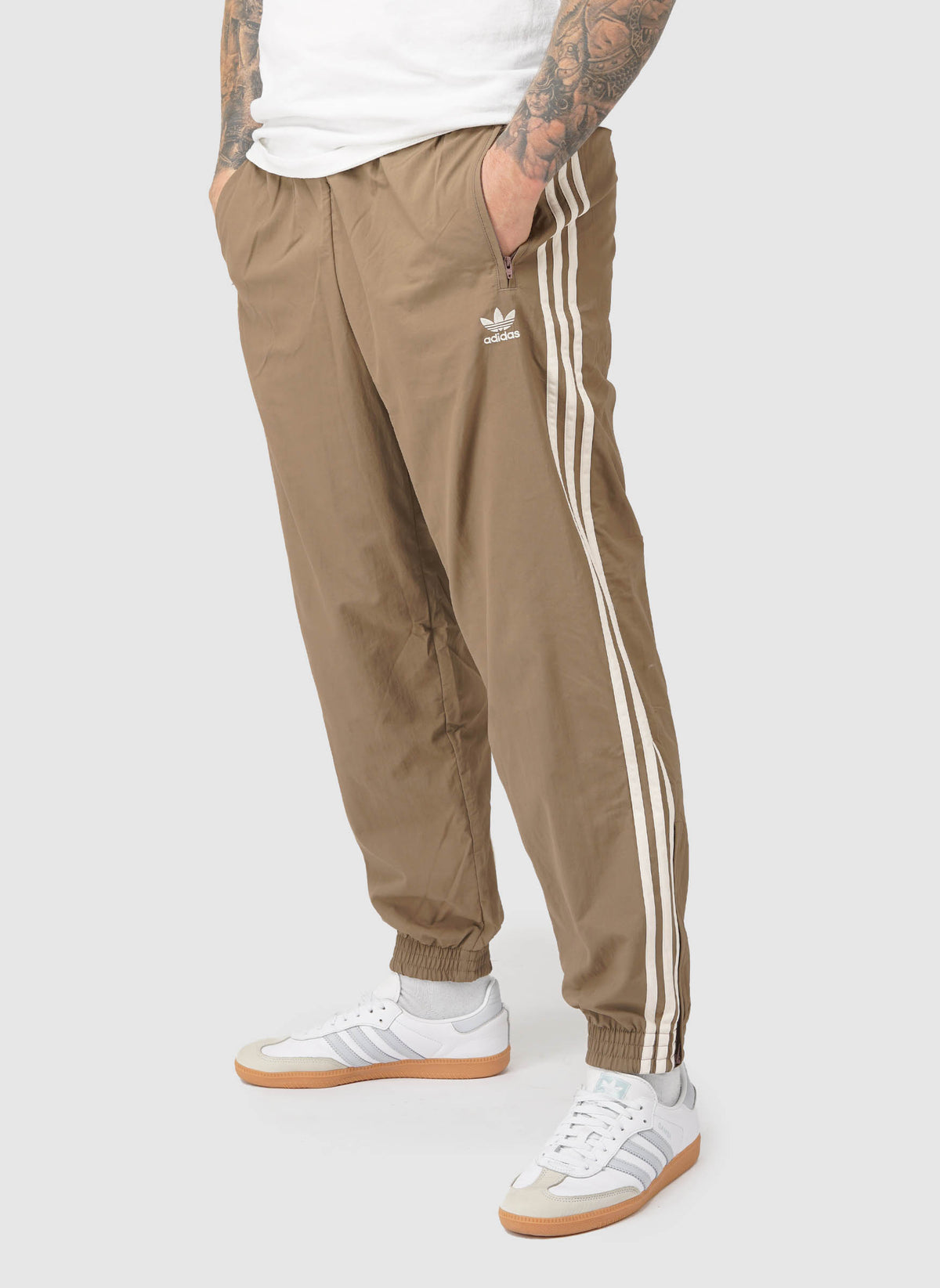 Woven Firebird Trackpants - Brown