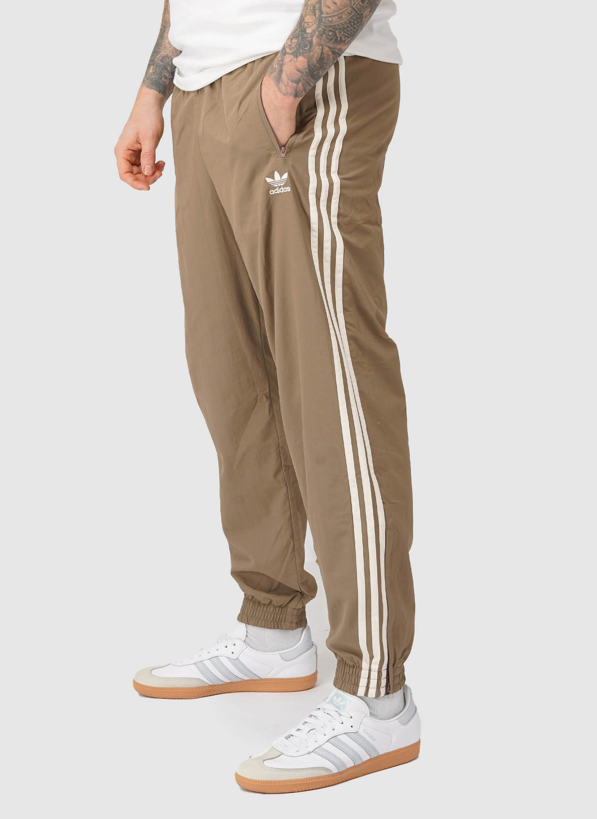 Woven Firebird Trackpants - Brown