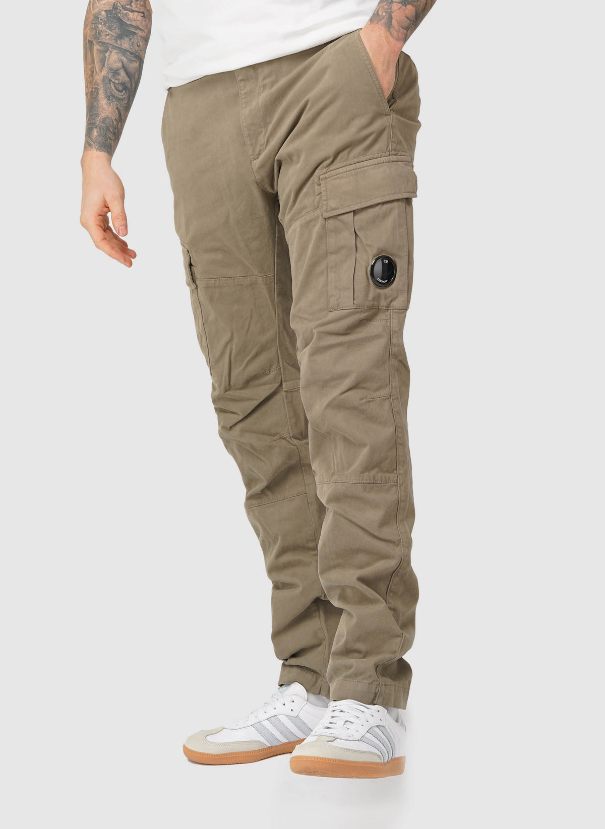 Stretch Sateen Ergonomic Cargo Pant - Walnut