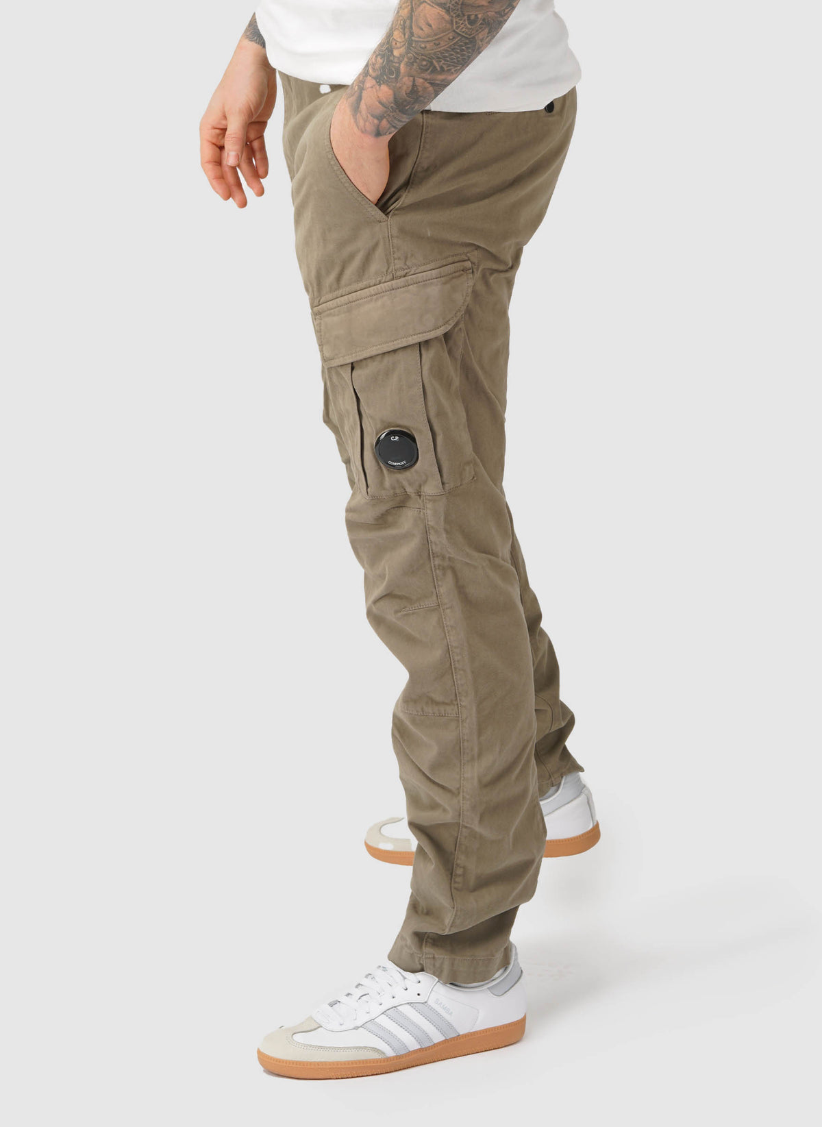 Stretch Sateen Ergonomic Cargo Pant - Walnut