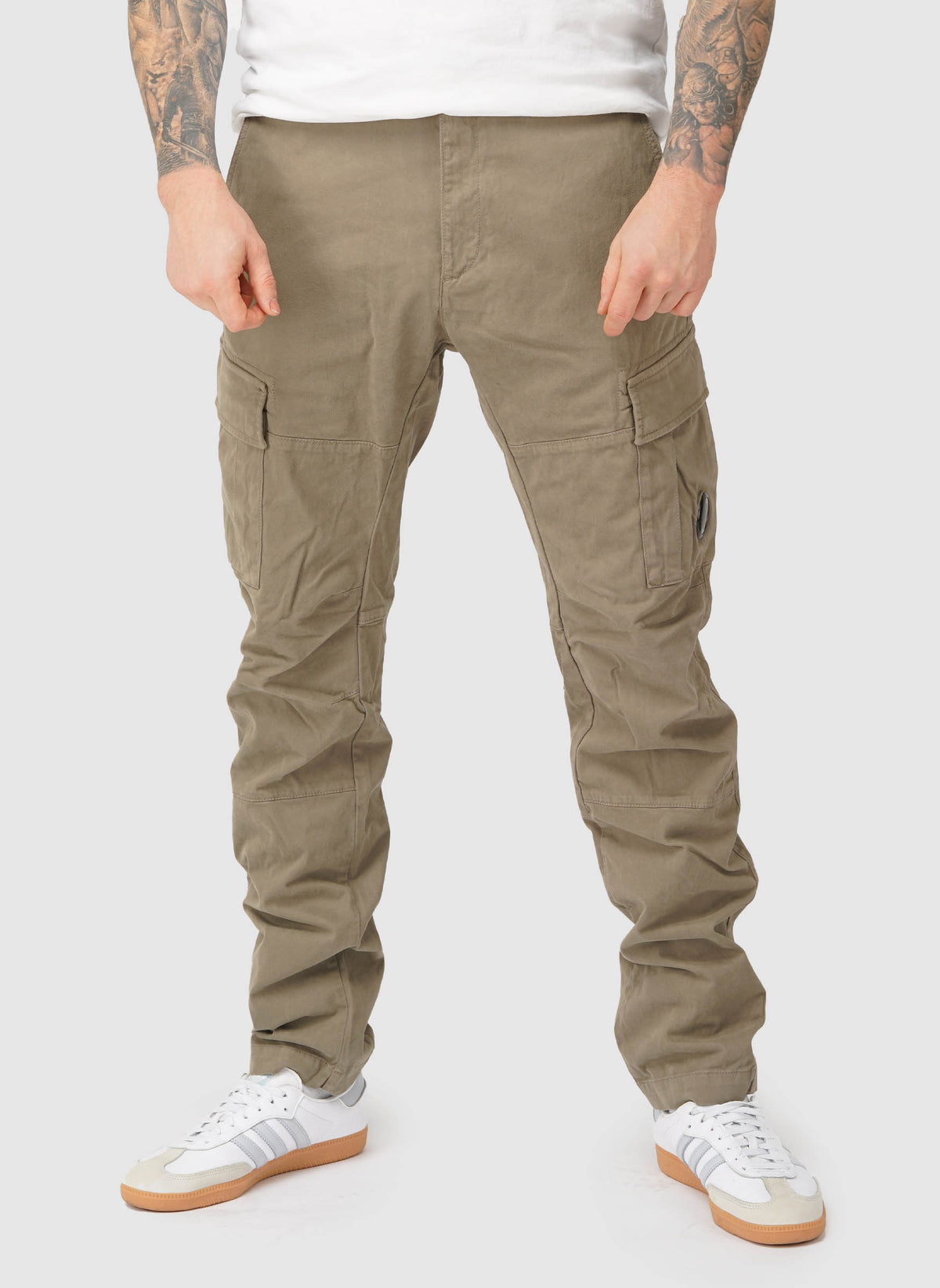 Stretch Sateen Ergonomic Cargo Pant - Walnut