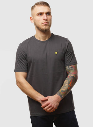 Plain T-Shirt - Gunmetal