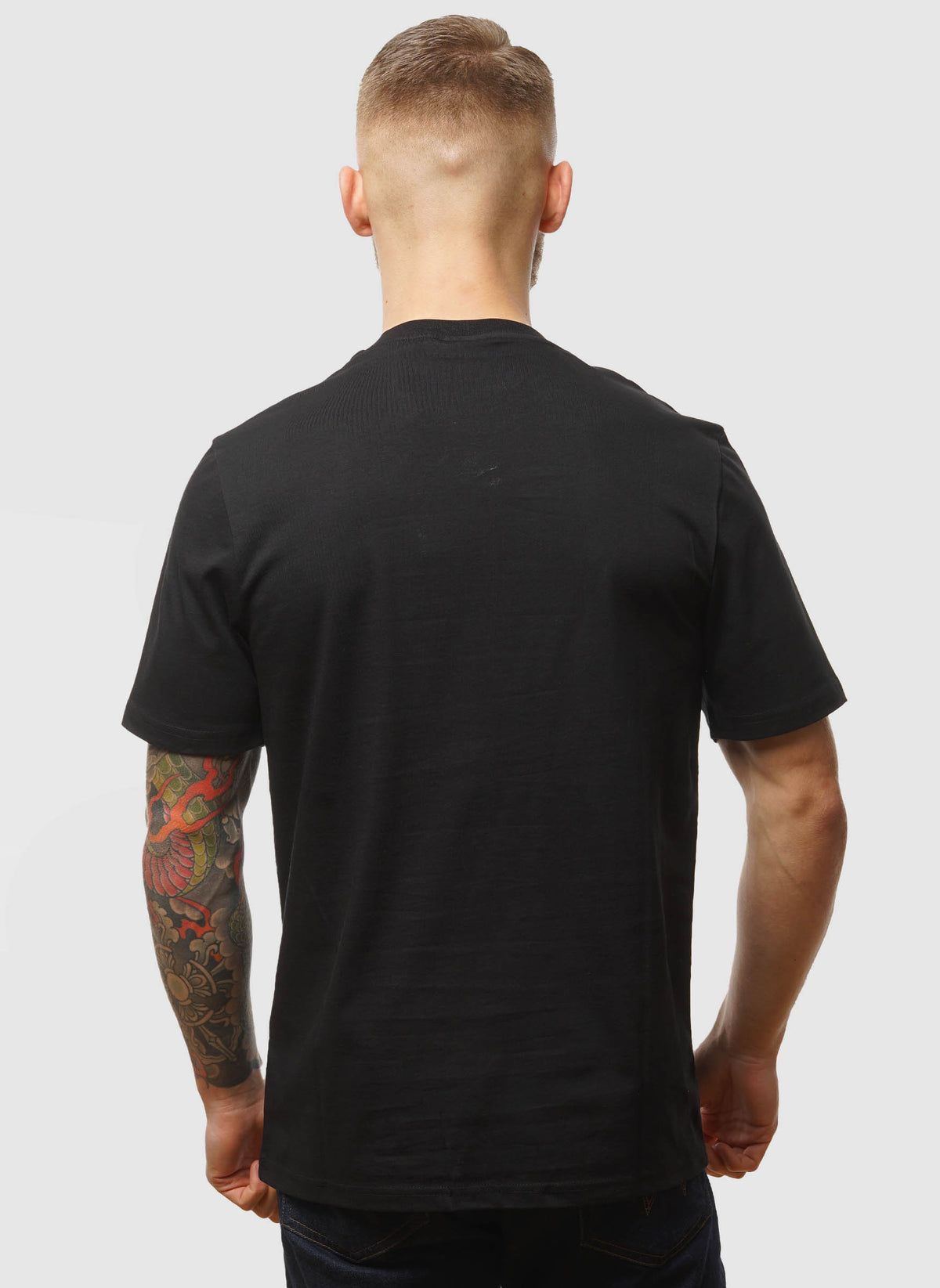 Tonal Eagle T-Shirt - Jet Black