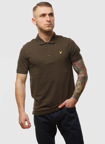 Plain Poloshirt - Olive