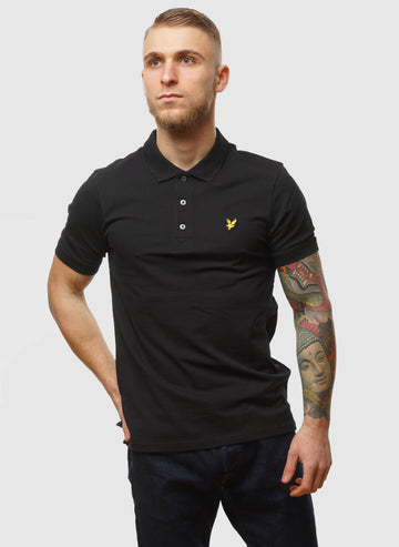 Plain Poloshirt - Jet Black