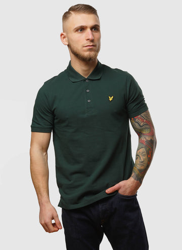 Plain Poloshirt - Dark Green