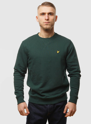 Crew Neck Sweatshirt - Dark Green