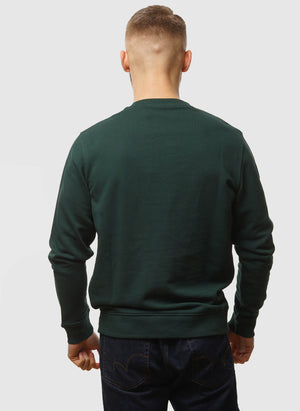 Crew Neck Sweatshirt - Dark Green