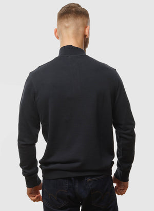 Superfine Quarter Zip Sweatshirt - Dark Navy