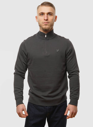 Superfine Quarter Zip Sweatshirt - Gunmetal