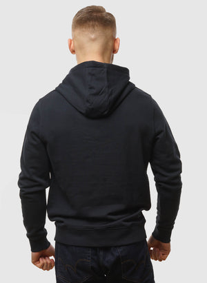 Tonal Eagle Pullover Hoodie - Dark Navy