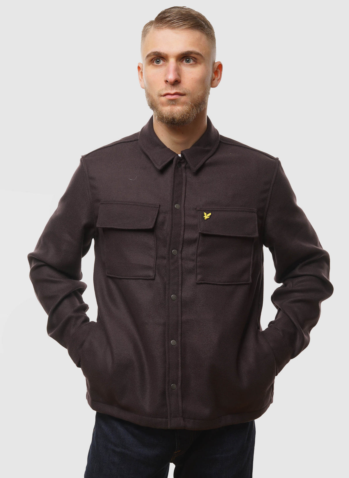 Brushed Overshirt - Sediment