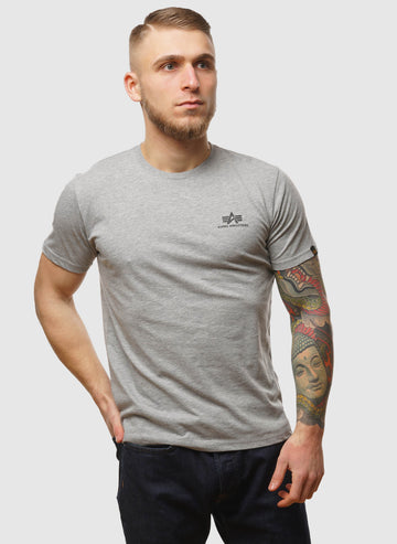 Basic Small Logo T-Shirt - Grey Heather