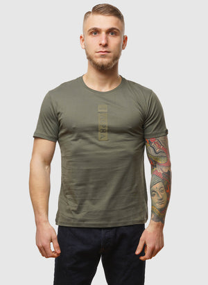 Puff Print T-Shirt - Dark Olive