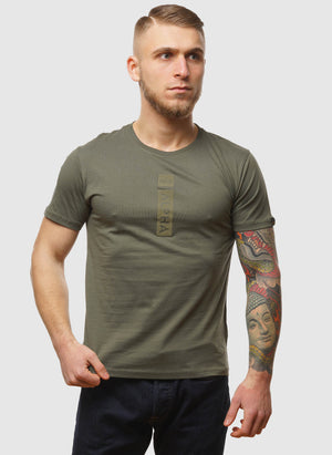 Puff Print T-Shirt - Dark Olive