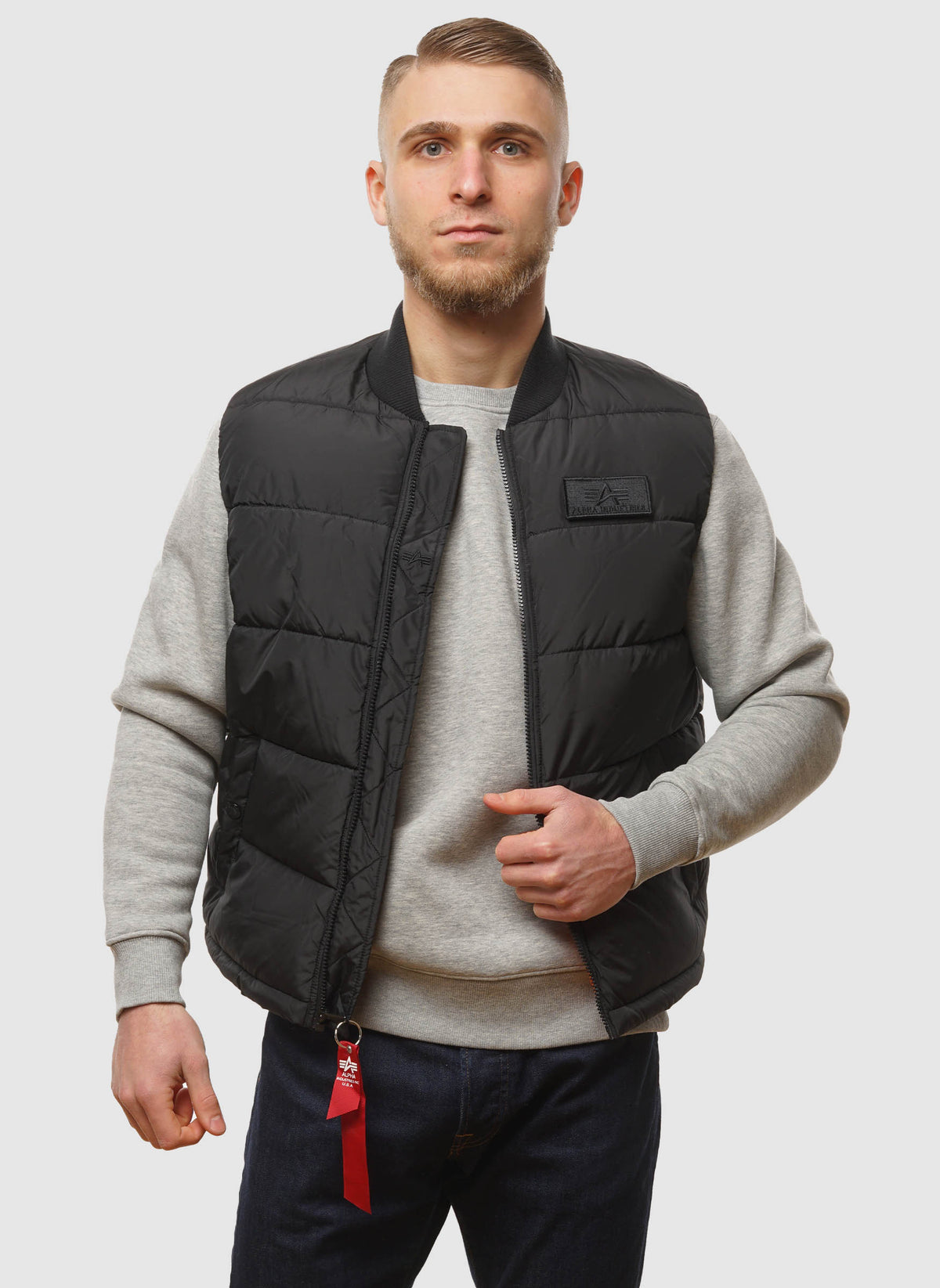 Puffer Light Weight Vest - Black