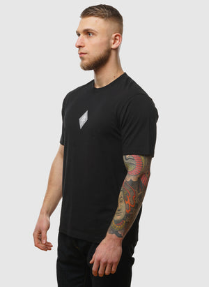 Front & Back Jersey T-Shirt - Black