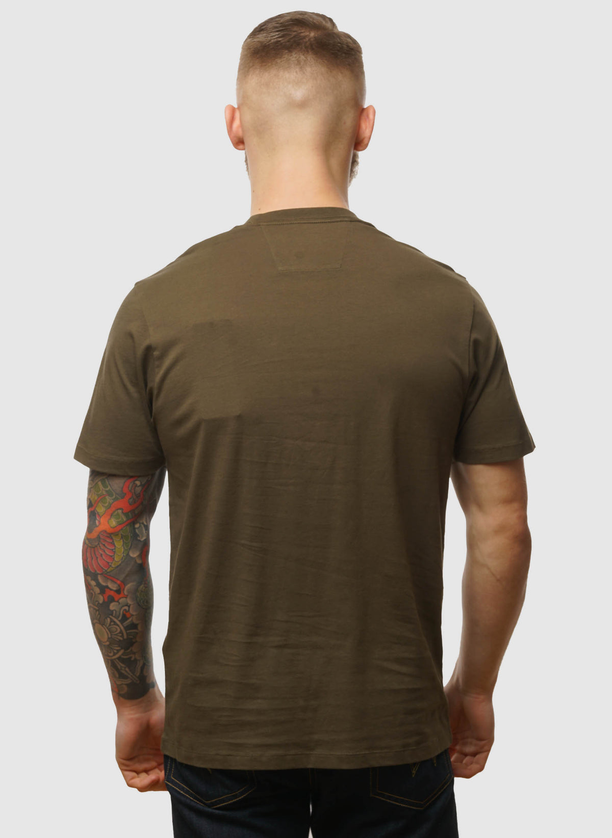 Vertical Logo Jersey T-Shirt - Ivy Green