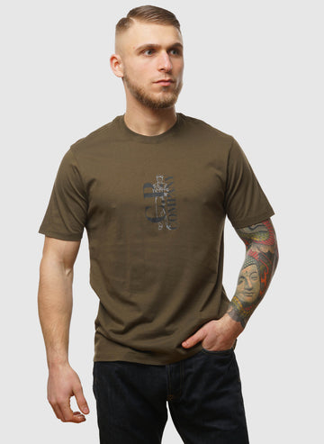 Vertical Logo Jersey T-Shirt - Ivy Green