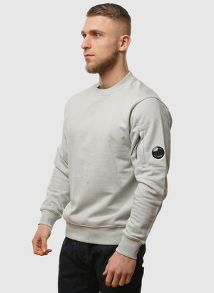 Lens Crew Neck Sweatshirt - Blue Fox