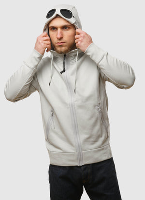 Goggle Sweatshirt Jacket - Blue Fox