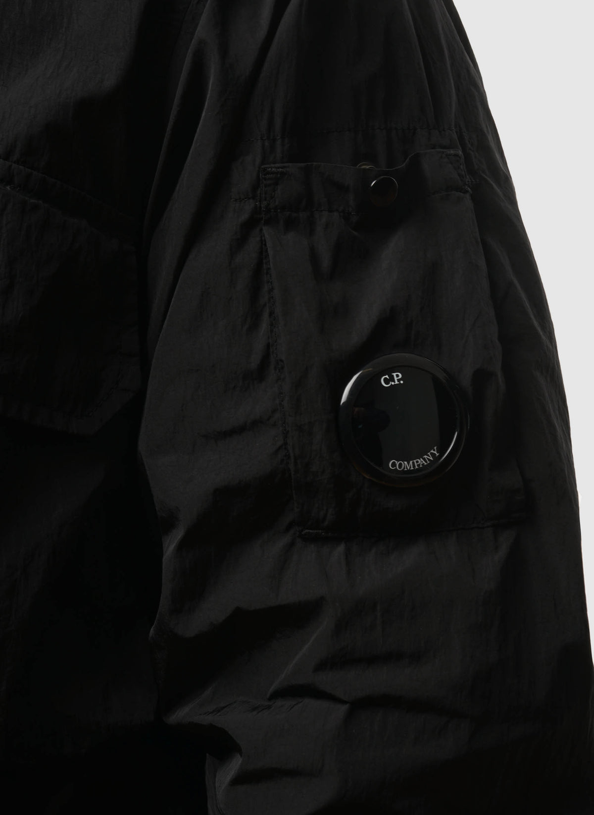 Chrome-R Lens Hooded Jacket - Black