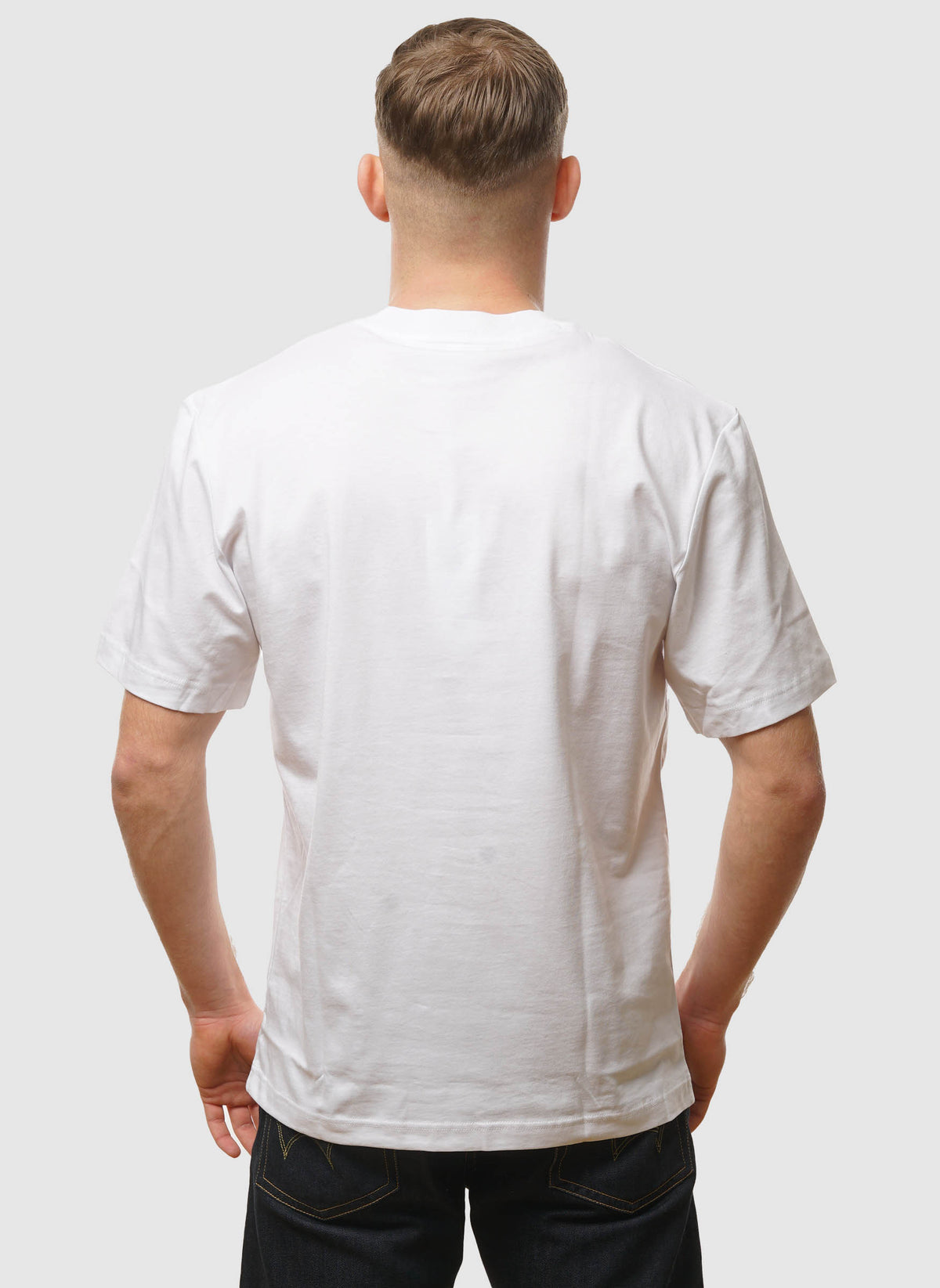 Rundhals T-Shirt - White