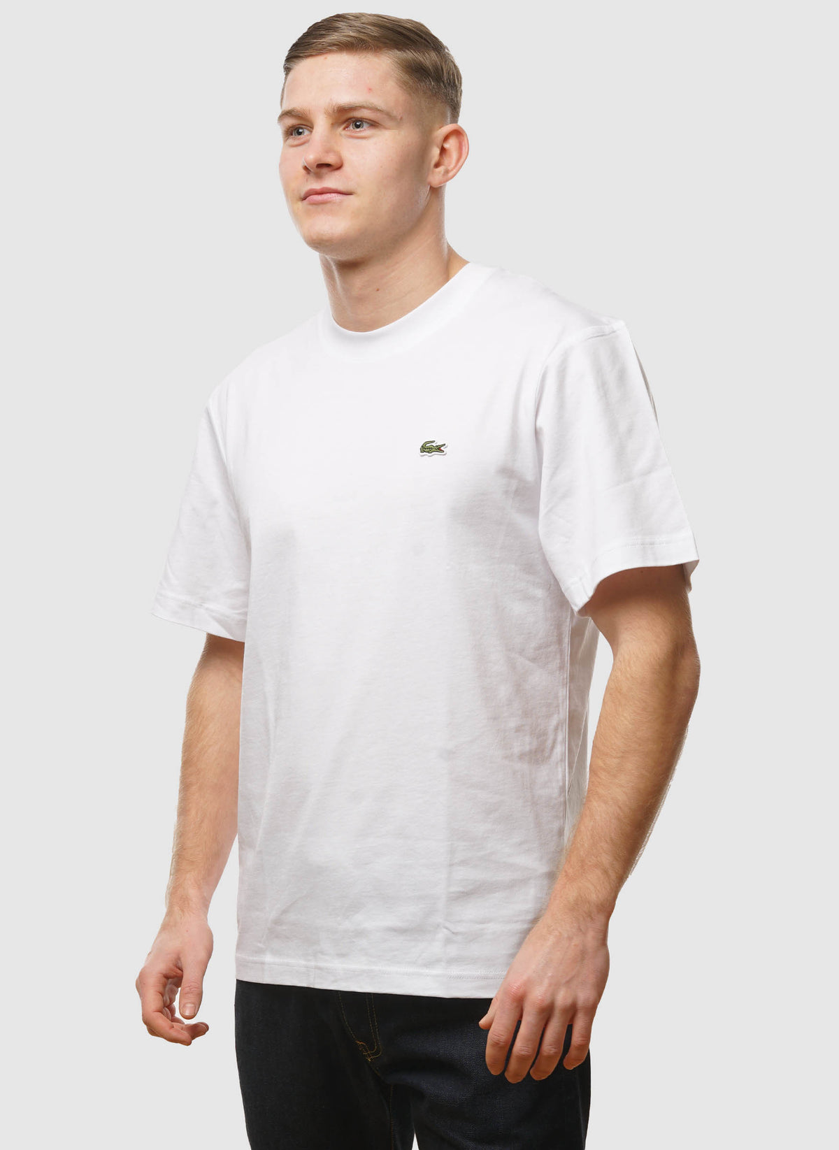 Rundhals T-Shirt - White