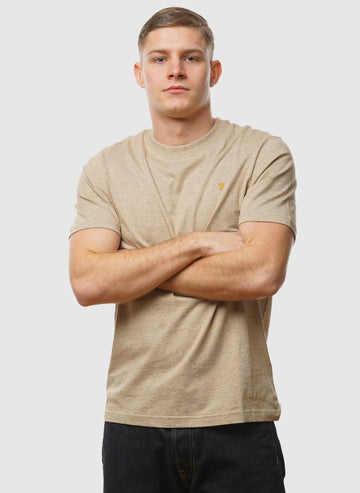 Danny Regular T-Shirt - Hazelnut Marl