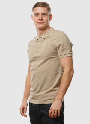 Blanes Poloshirt - Hazelnut Marl